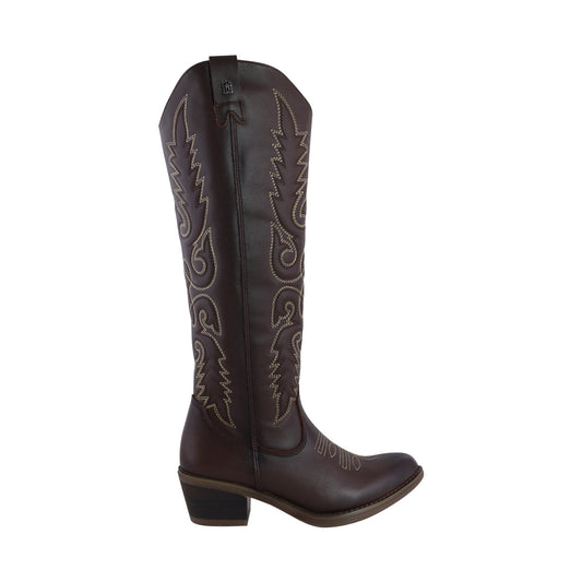 Bota Vaquera Mujer 96533 Davina Piel Brandy
