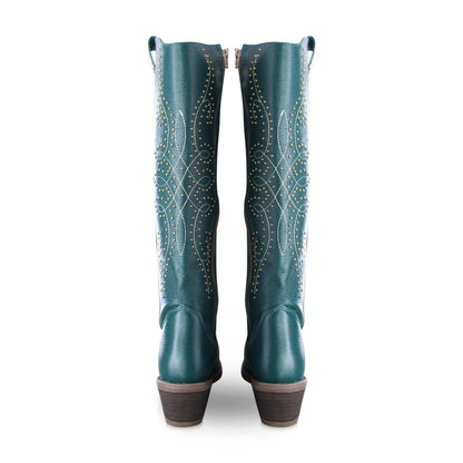 Bota Vaquera Mediana Mujer 96541 Verde
