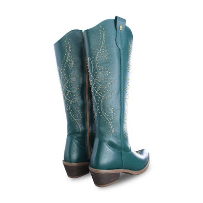 Bota Vaquera Mediana Mujer 96541 Verde