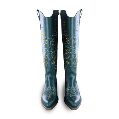 Bota Vaquera Mediana Mujer 96541 Verde