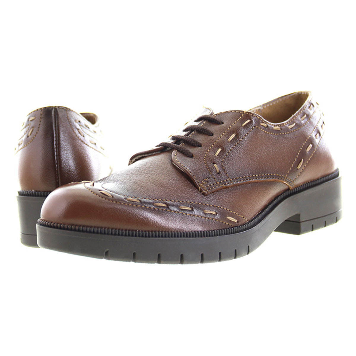 Mocasín 9672 Piel Davina Café