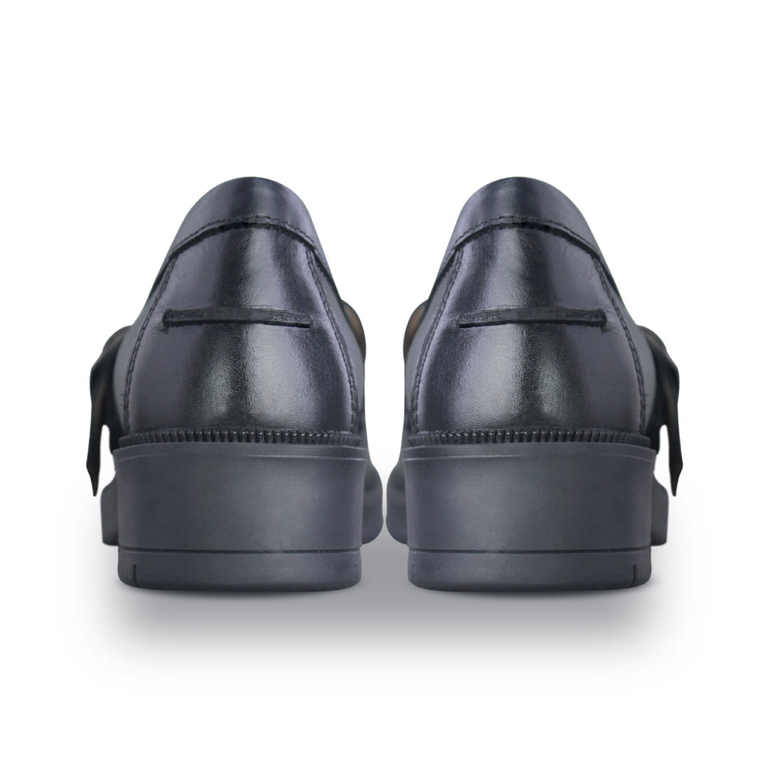 Zapato Escolar Niña 9680 Piel Negro