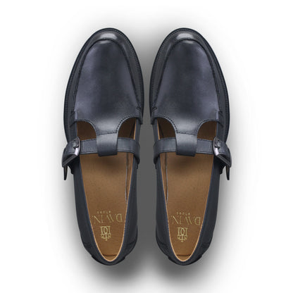 Zapato Escolar Niña 9680 Piel Negro