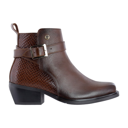Botín Vaquero Mujer 97001 Piel Davina Shedrón