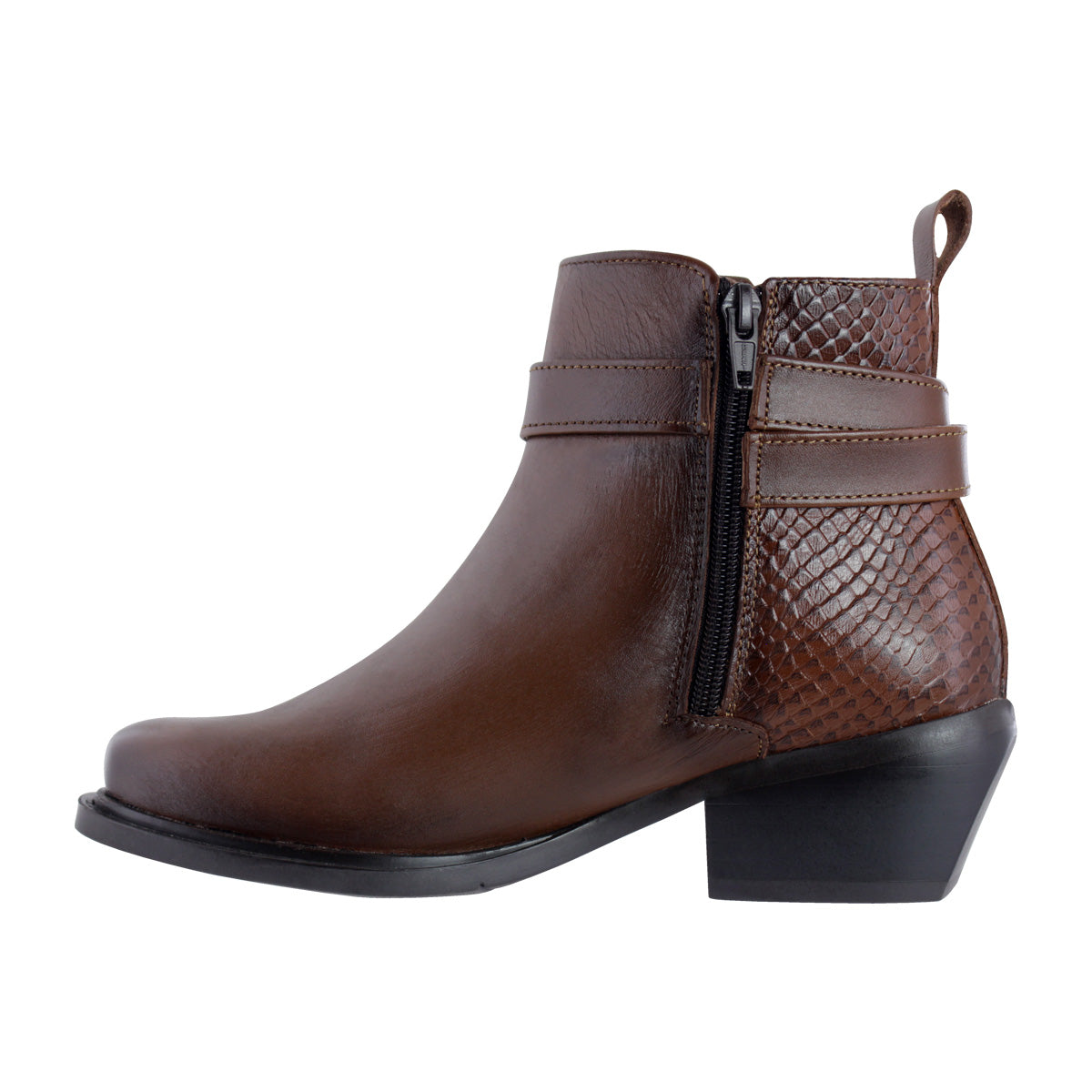 Botín Vaquero Mujer 97001 Piel Davina Shedrón