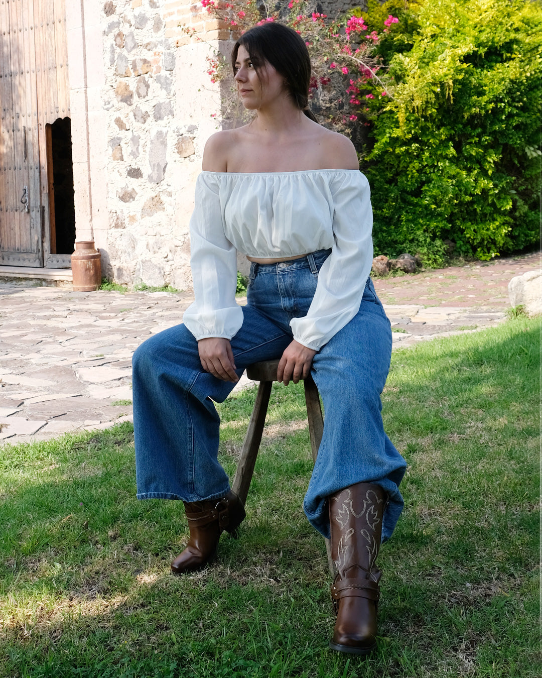 Bota Vaquera 97400 Davina Piel Shedrón