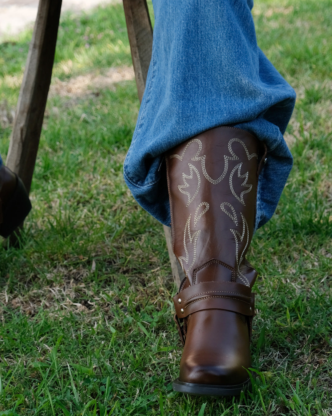 Bota Vaquera Mediana Mujer 97400 Davina Piel Shedrón