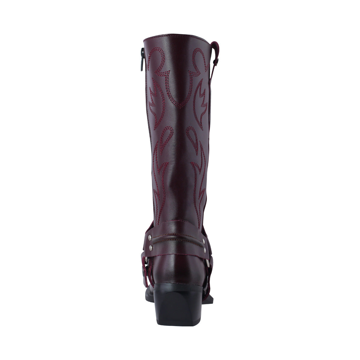 Bota Vaquera Mediana Mujer 97400 Davina Piel Vino