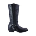 Bota Vaquera Mediana Mujer 97400 Davina Piel Negra