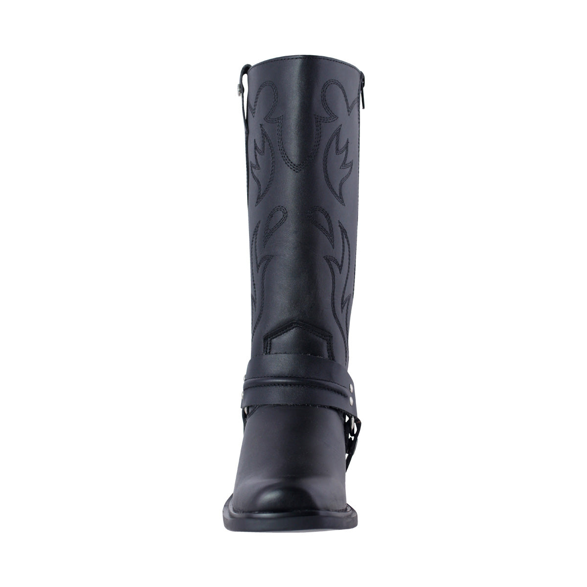 Bota Vaquera Mediana Mujer 97400 Davina Piel Negra