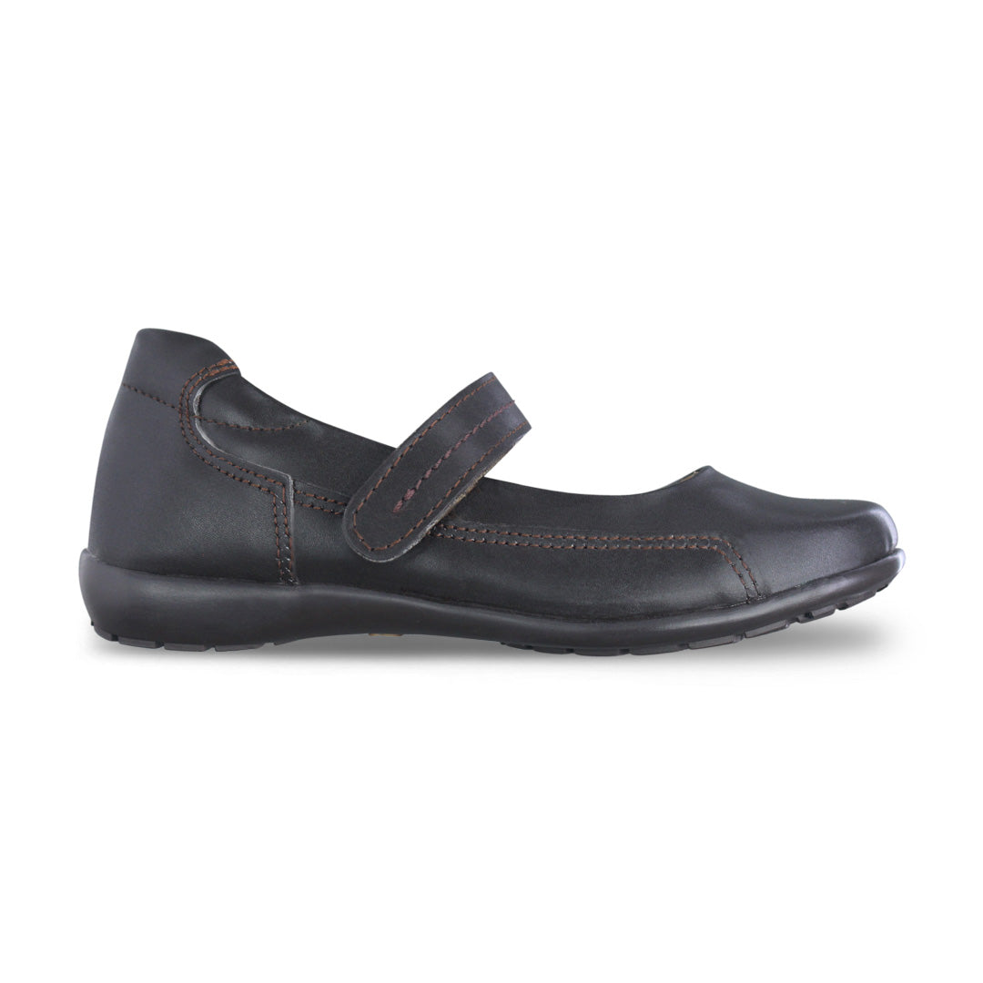 Zapato Escolar Niña 9755 Piel Café