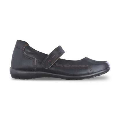 Zapato Escolar Niña 9755 Piel Café