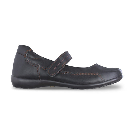 Zapato Escolar Niña 9755 Piel Café