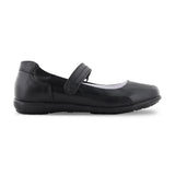 Zapato escolar niña 9755 piel negro