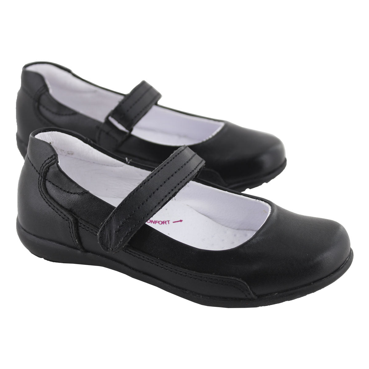 Zapato Escolar Niña 9755 Piel Negro