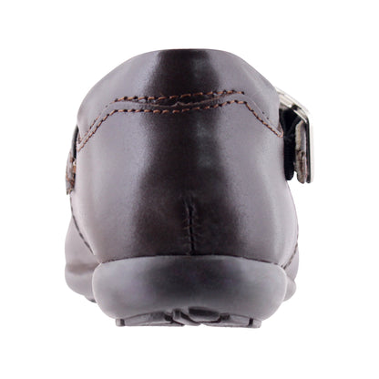 Zapato Escolar Niña 9764 Piel Café