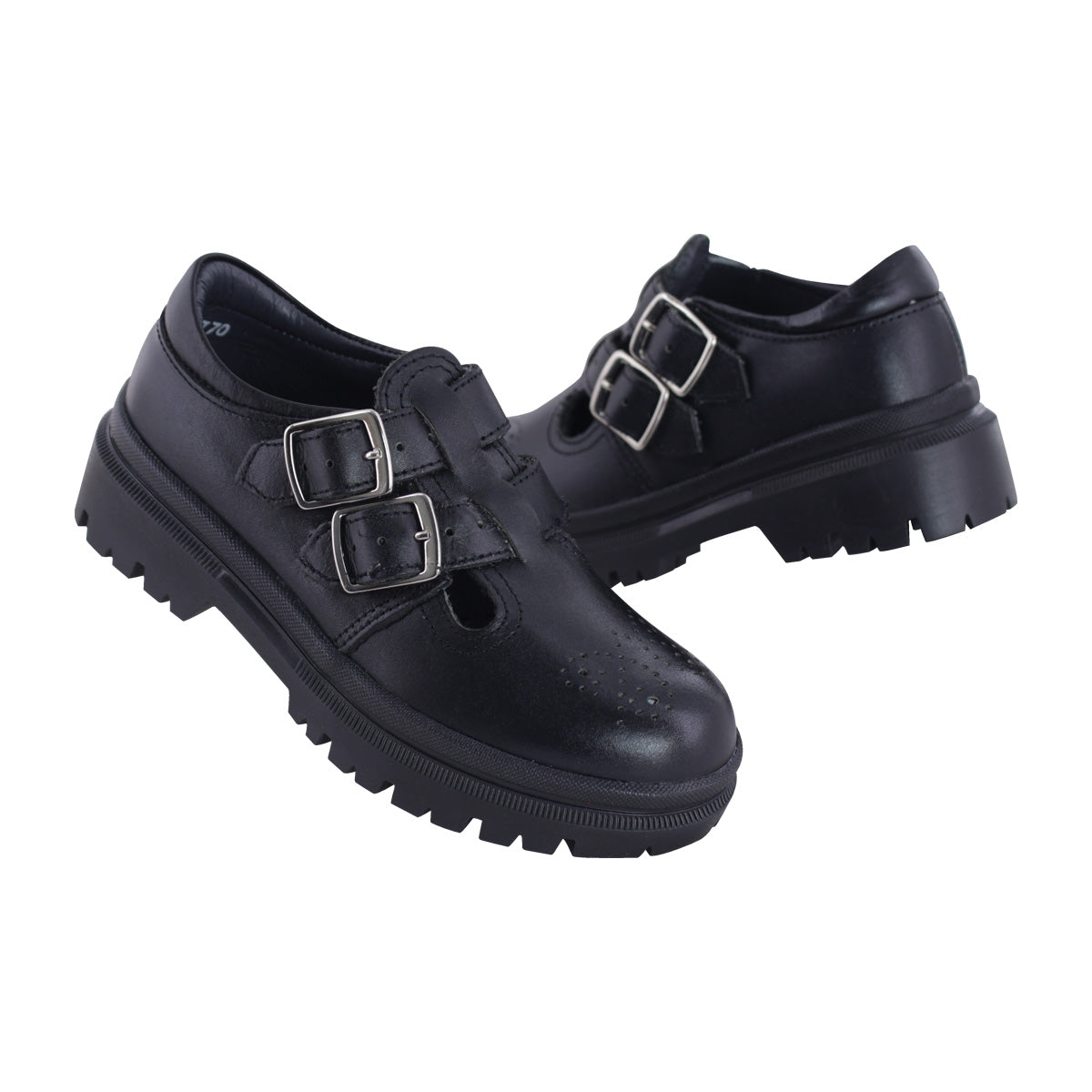 Escolar Niña 9940 Piel Negra