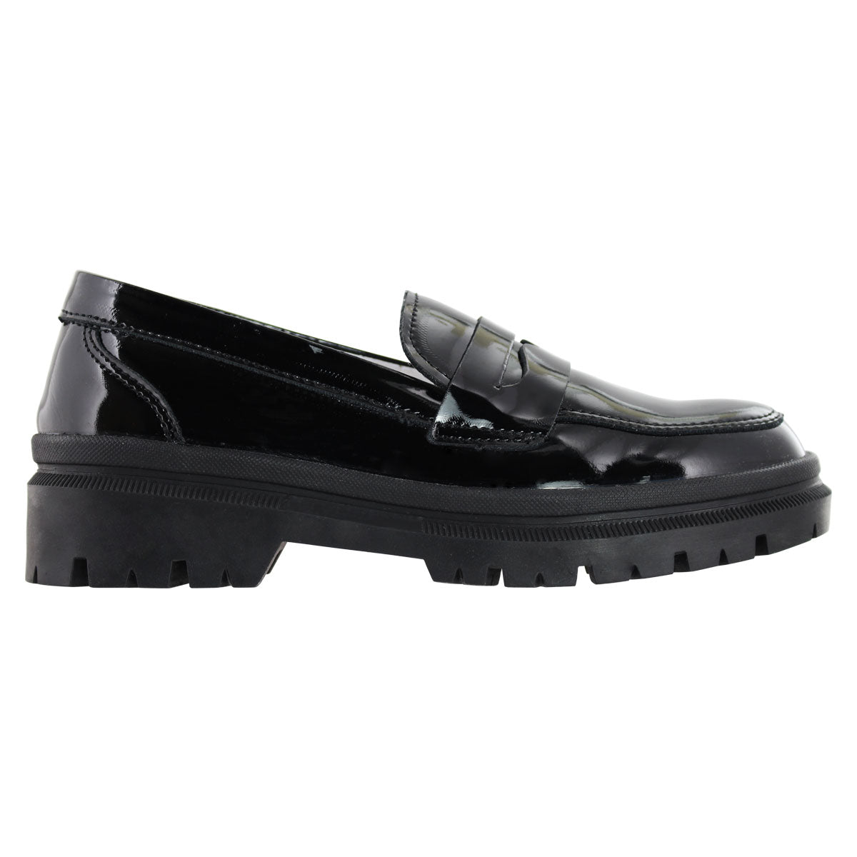 Mocasín Dama Davina 9971 Charol Negro