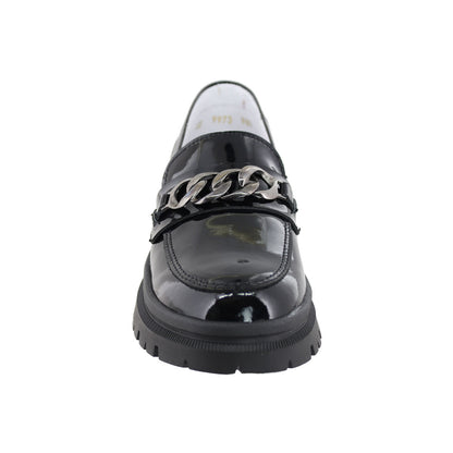 Mocasín Dama 9973 Charol Negro