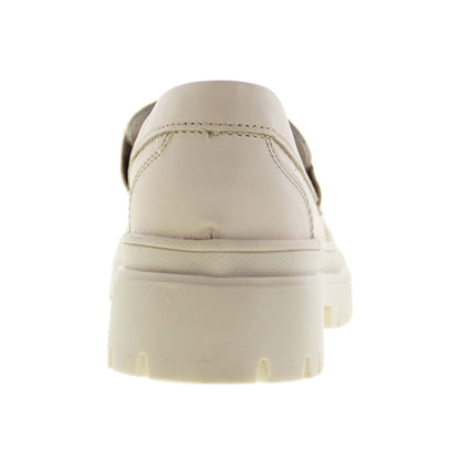 Mocasín Mujer 9974 Davina Piel Beige con Herraje Dorado
