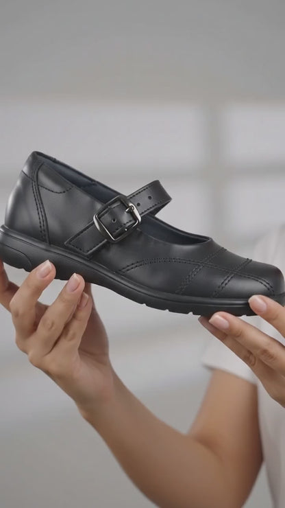 Zapato Escolar Niña 9240 Piel Negro