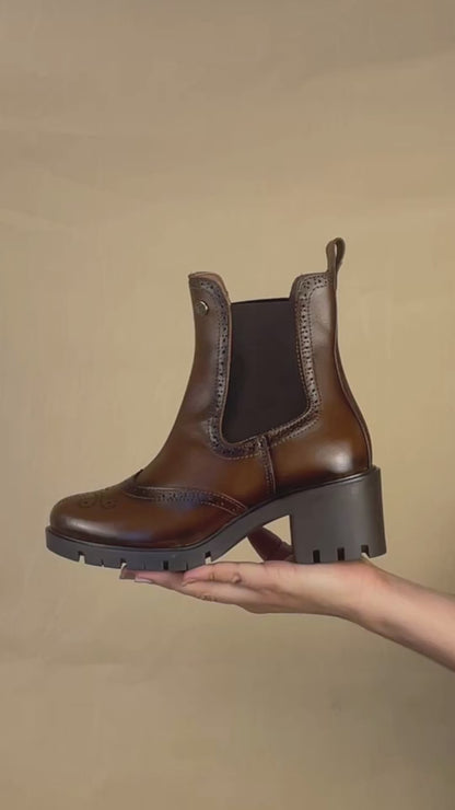 Bota Mediana Dama 81205 Davina Piel Shedron