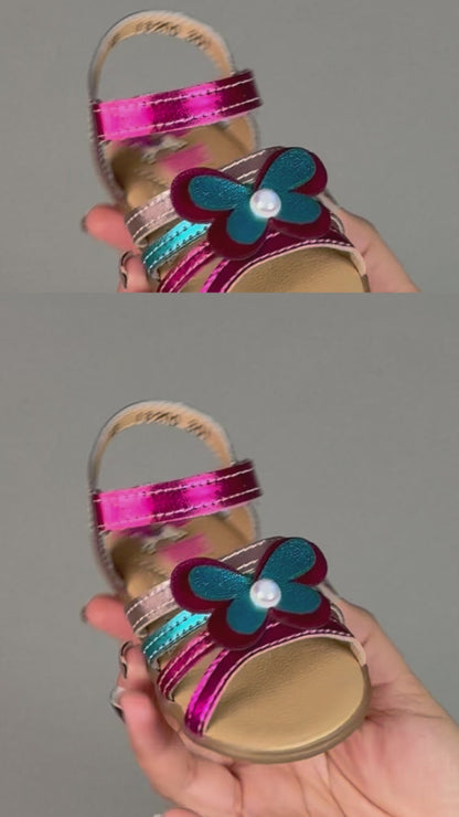 Sandalia Niña 13200 Multicolor Metálico