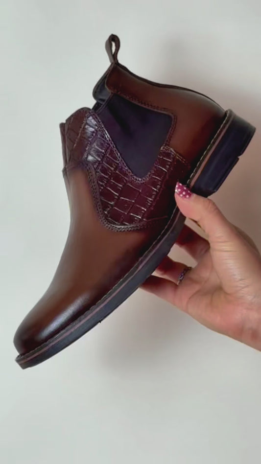 Bota Caballero 7013 Piel Cafe