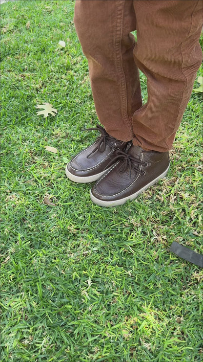Bota Niño 740 Piel Café Cocida de la Punta