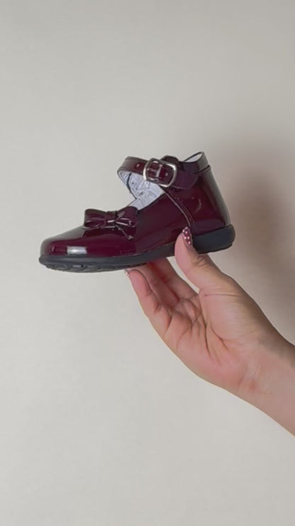 Zapato Niña 6404 Charol Vino