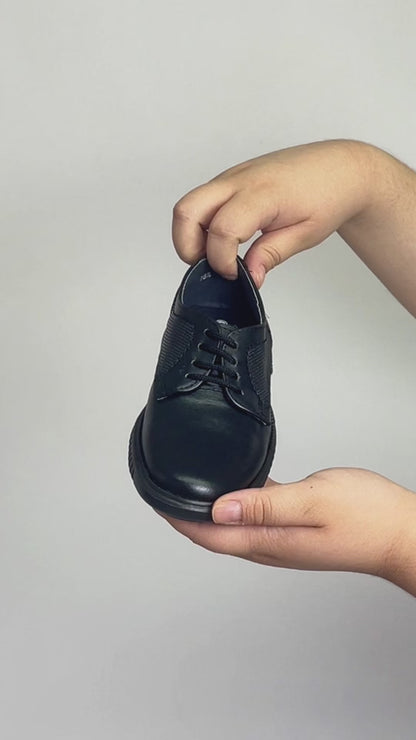 Zapato Escolar Niño 5555 Piel Negro