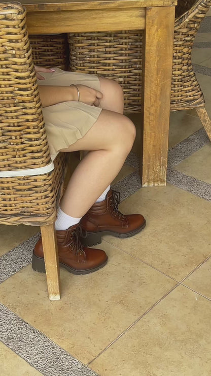 Bota Mediana 81304 Piel Davina Shedron
