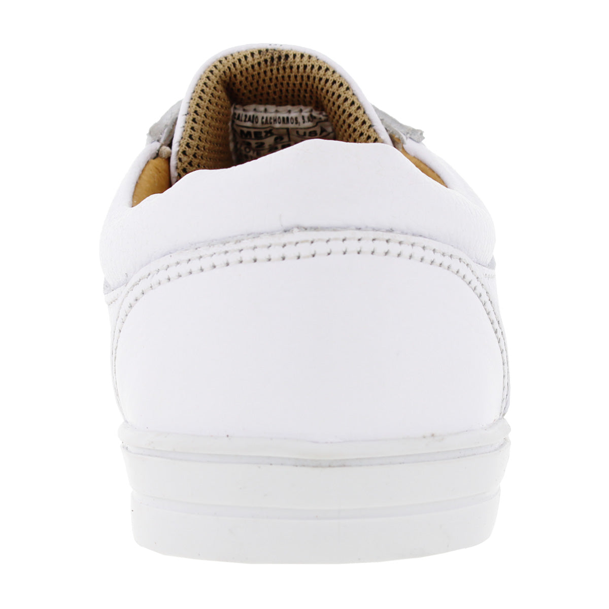Tenis Escolar 32010 Piel Blanca