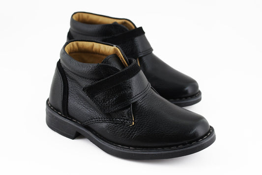 Bota Mediana Niño 6160 Piel Negro