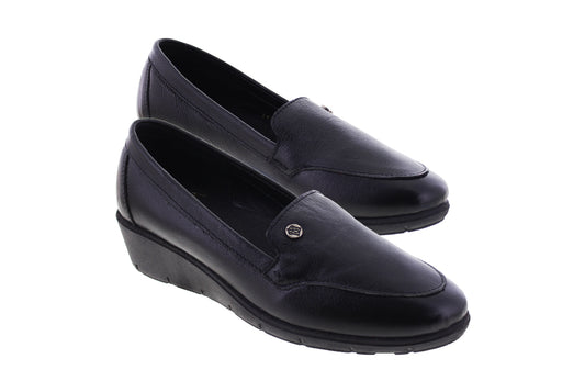 Mocasín Mujer Confort 40030 Piel Negro