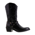 Bota Vaquera Mediana Mujer 96401 Davina Piel Negro