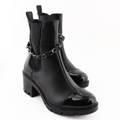 Bota Mediana Dama 81212 Negro