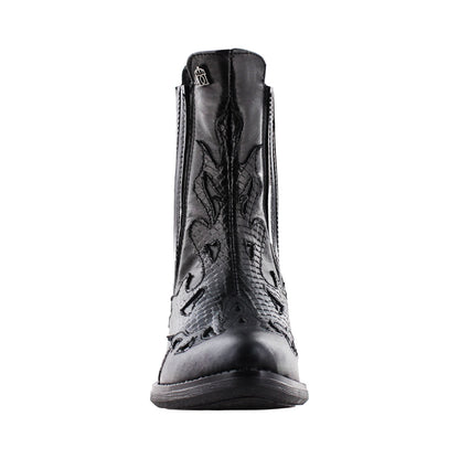 Botín Vaquero Mujer 96200 Davina Negro