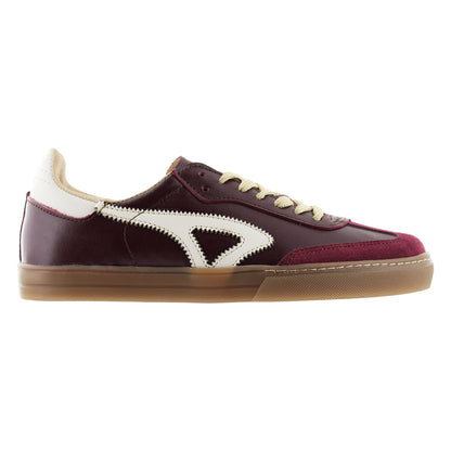 Tenis Urbano Unisex Piel Natural Color Vino