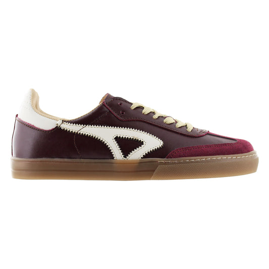 Tenis Urbano Unisex Piel Natural Color Vino