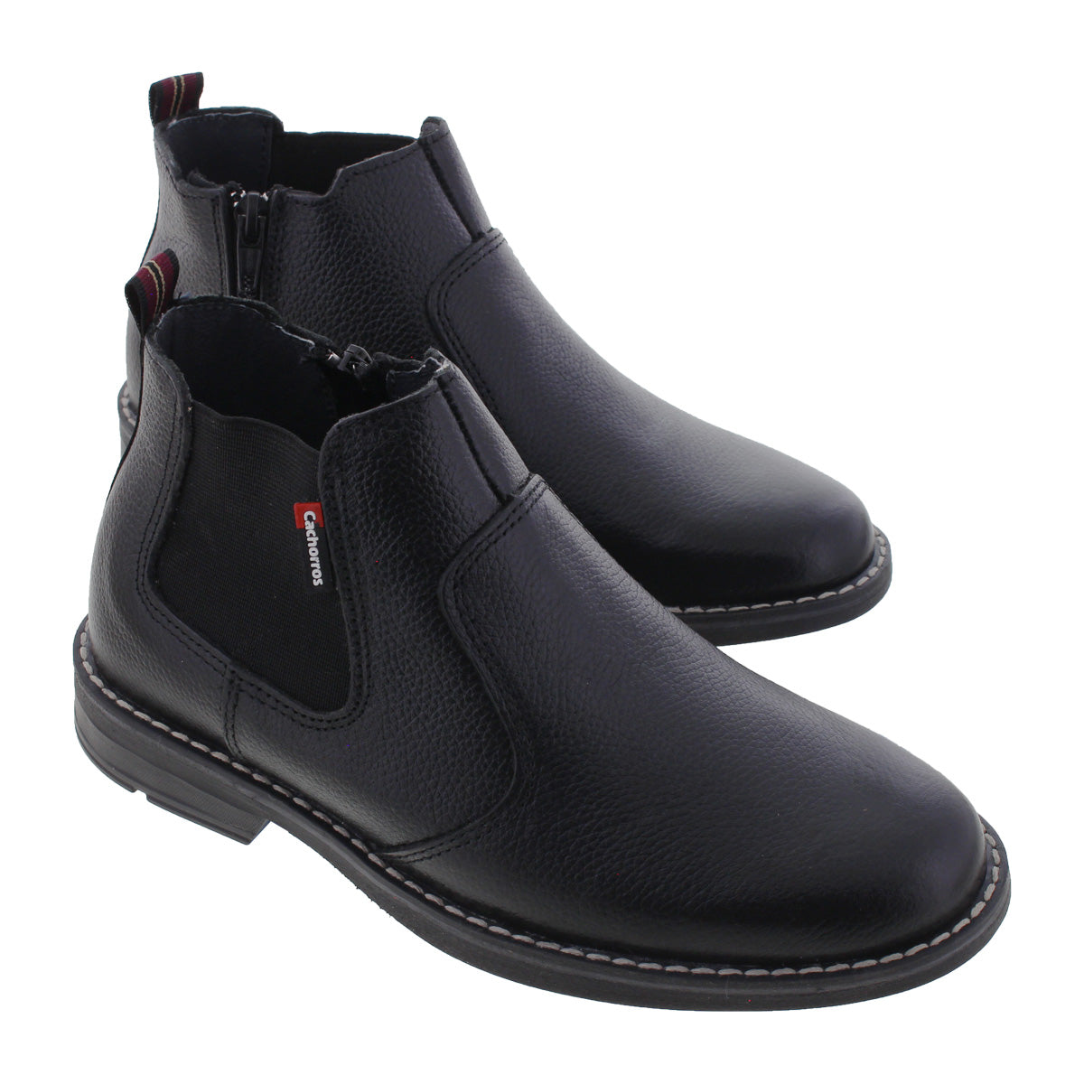 Botín Hombre 7005 Piel Negro