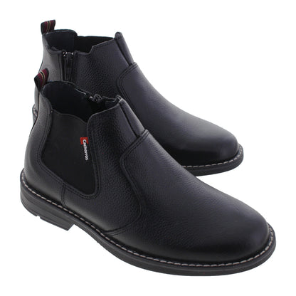 Botín Hombre 7005 Piel Negro