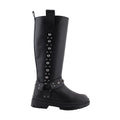 Bota AltaAlta Mujer 72516 Davina Negro Estoperoles