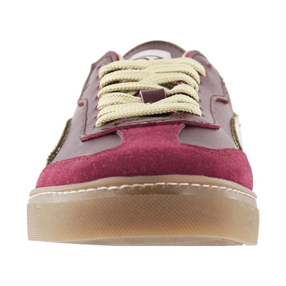 Tenis Urbano Unisex Piel Natural Color Vino