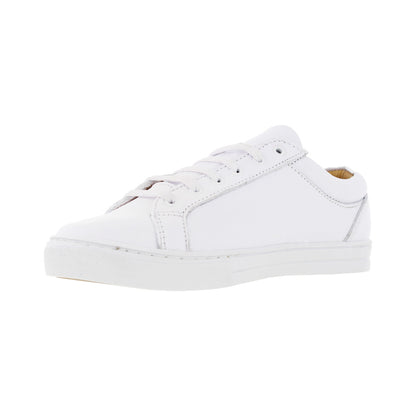 Tenis Escolar 32010 Piel Blanca