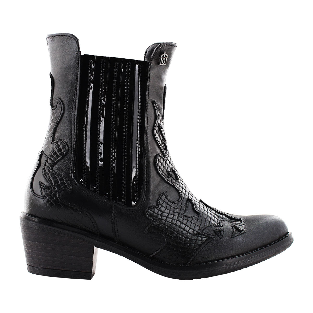 Botín Vaquero Mujer 96200 Davina Negro