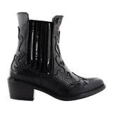Botín vaquero mujer 96200 davina negro