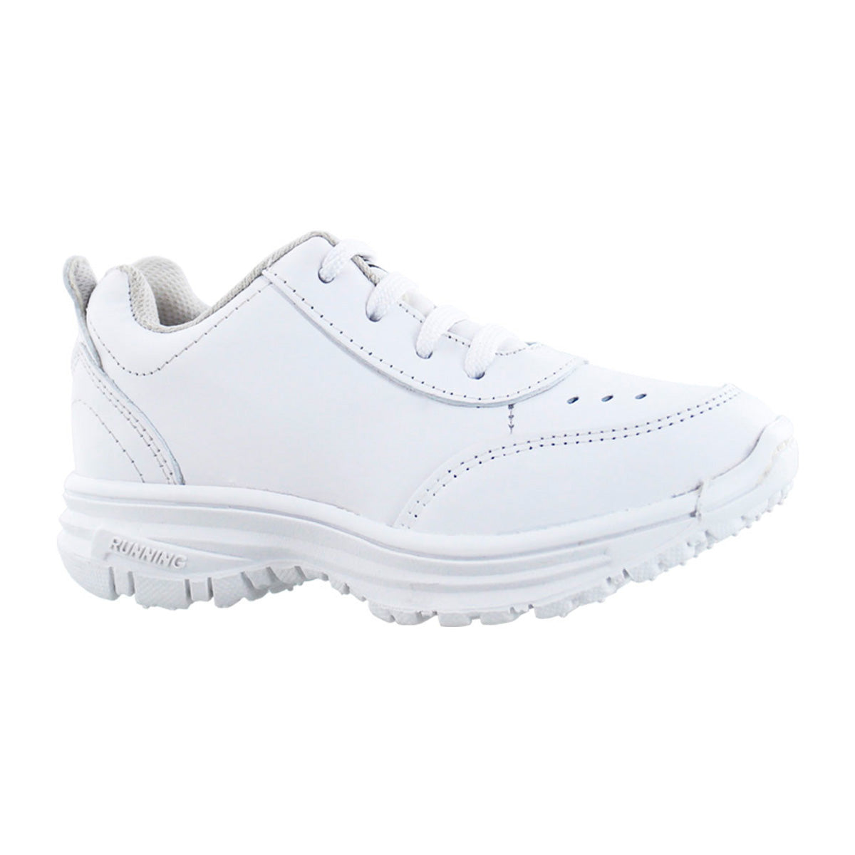 Tenis Escolar123 Piel Blanca