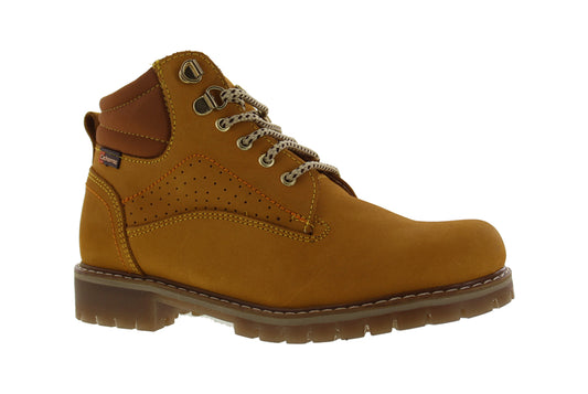 Bota Niño 6039 Nubuck Oro Tipo Minera con Agujeta