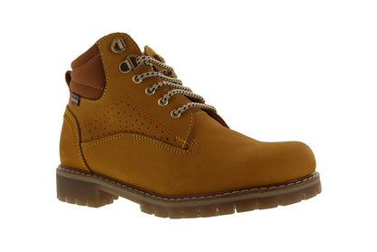 Bota Niño 6039 Nubuck Oro Tipo Minera con Agujeta